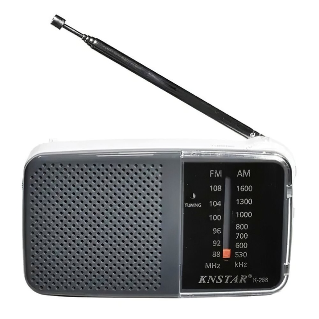 Radio portátil KNSTAR - AM - FM a Pilas 2 Bandas - Entrada auricular