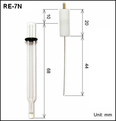 Familia RE-7: Eletrodos de referencia para solucoes nao aquosas - comprar online