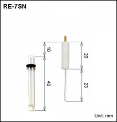 Familia RE-7: Eletrodos de referencia para solucoes nao aquosas na internet
