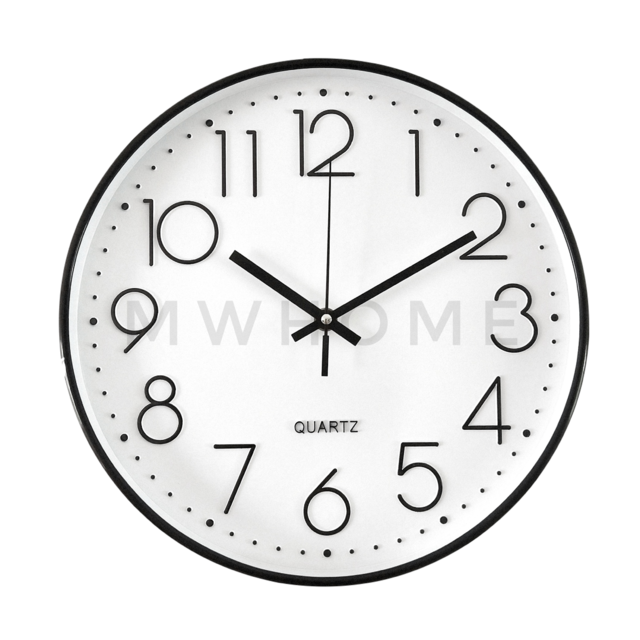 Black&White, reloj digital de pared
