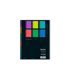 CUADERNO HUSARES TRENDY COLORS - HOJAS RAYADAS [16 x 21]