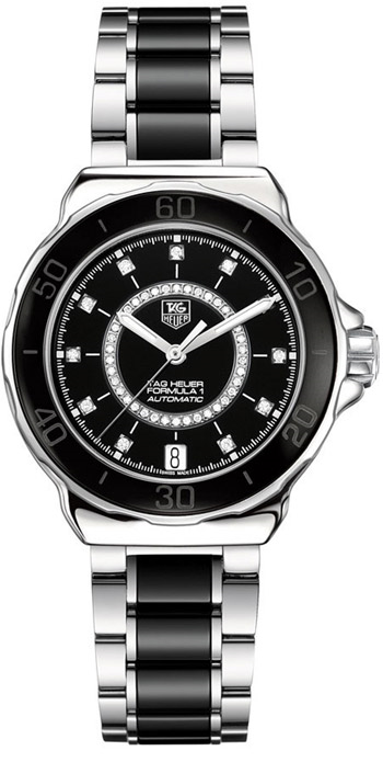 Reloj Mujer Tag Heuer Formula 1 Diamond Black Ceramic WAU2210.BA0859 S