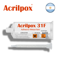 ADHESIVO METACRILATO ACRILPOX 31F EN CARTUCHO DE 50 ML