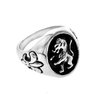 Anillo acero hombre escudo de armas D&K / 100HO-4