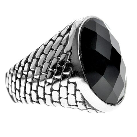 Anillos de hot sale acero con piedras