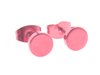 Aros acero quirurgico pasantes rosa metalico 6 mm D&K / 200PS-33