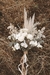Ramo Rosas y Orquídeas blancas, Pampa grass