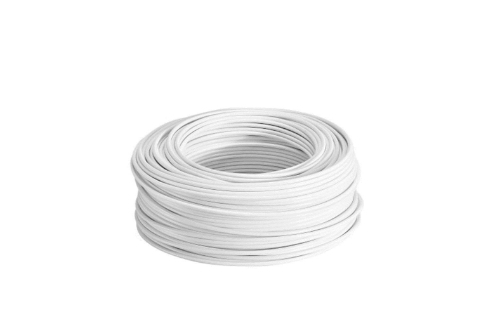 Cable electrico unipolar seccion 2.5 mm exterior 3.6 mm color blanco