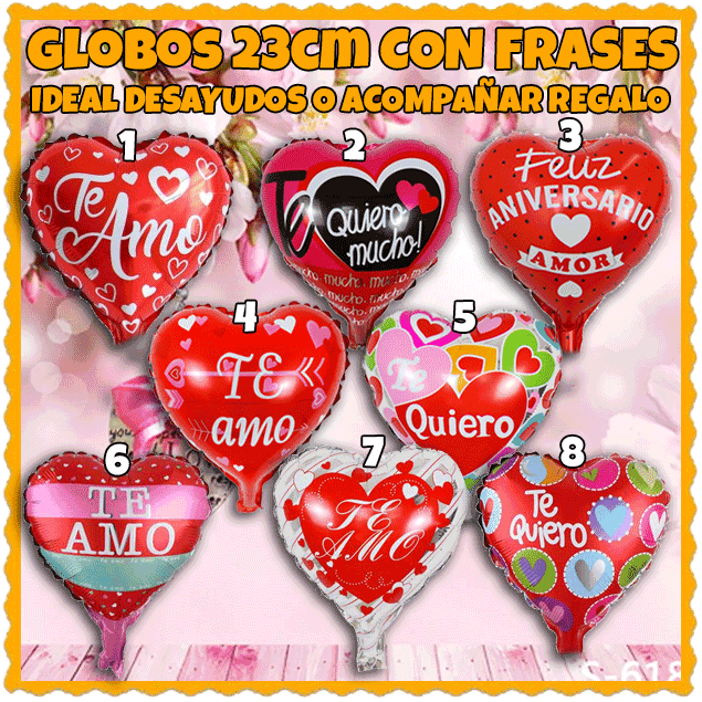 Globo Corazón Te Amo - Quiero Flores