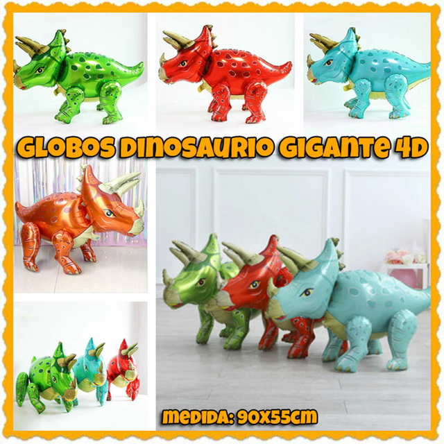 Globos Dinosaurios Gigantes 4D