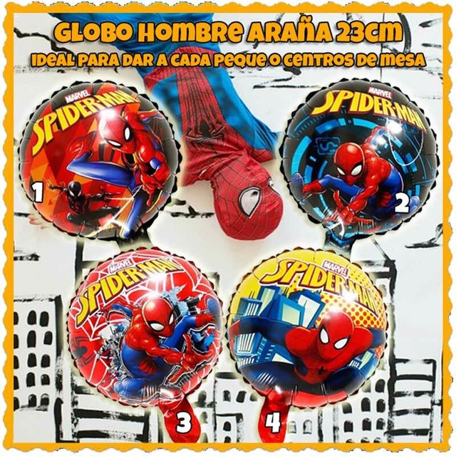 GLOBO SPIDERMAN REDONDO - Comprar en ramoramito