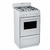 Cocina Escorial Candor S2 multigas 4 hornallas blanca 220V puerta con visor - comprar online