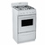 Cocina Escorial Candor S2 multigas 4 hornallas blanca 220V puerta con visor GN - comprar online