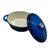 Olla oval de hierro esmaltado azul 30 - comprar online