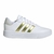 TÊNIS ADIDAS PLATAFORMA COURT BRANCO/DOURADO - 61419