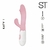 VIBRADOR CON ESTIMULADOR DE CLITORIS KATY 1