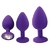 PLUG ANAL SILICONA VIOLETA LARGE - comprar online