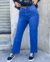 Art. 1303 - Jean Wide Leg Azul con Deflecado - comprar online