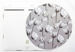 Individuales de Papel Redondos - Grey Tulips - comprar online