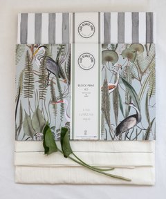 Block de Individuales de Papel - Grey Stripes - comprar online