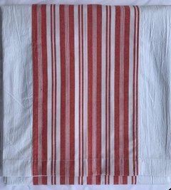 Mantel Red Stripe - LADO BLANCO