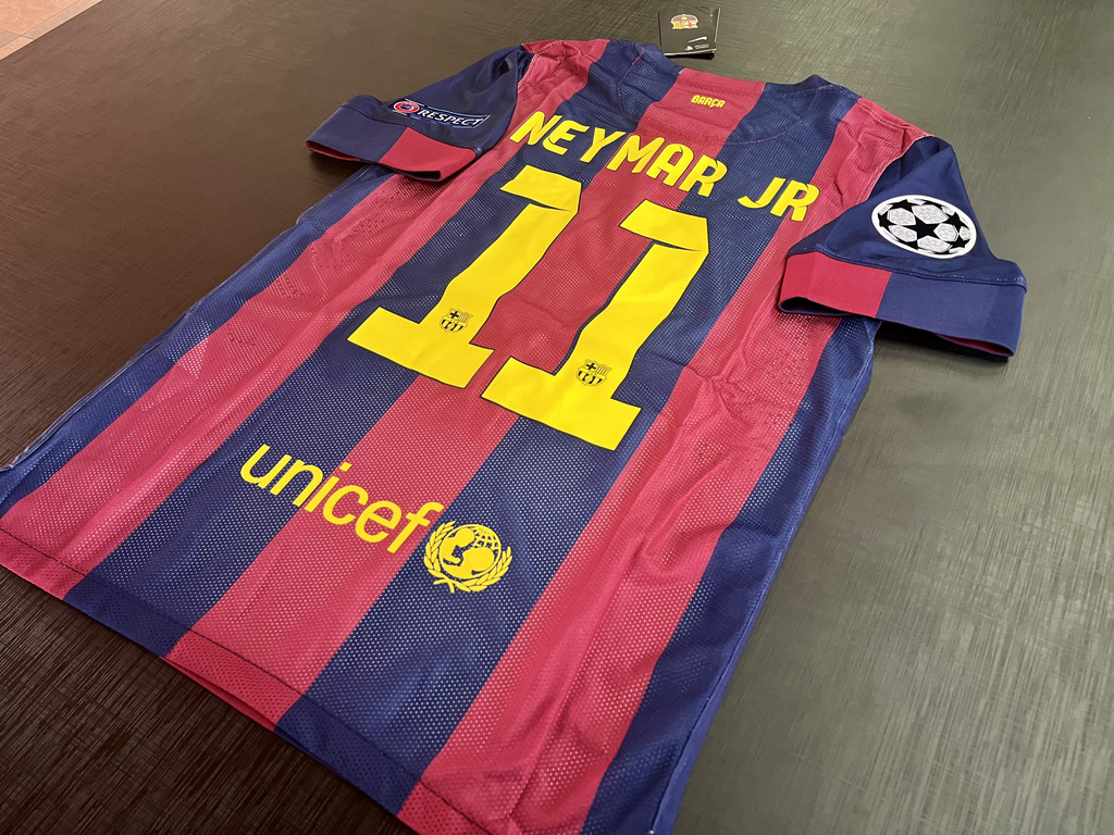 Camiseta RETRO Barcelona Titular 2014 15 Neymar Jr 11 UCL