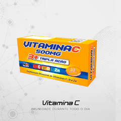 Vitamina C 500mg Tripla Ação - 30 comprimidos | Next Nutrition Suplementos - comprar online