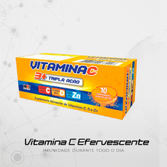 Vitamina C 1000mg Tripla Ação - 10 Comprimidos Efervescentes | Next Nutrition Suplementos - comprar online