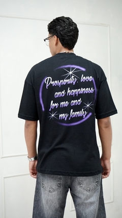 Camiseta Oversized Prosperity Preto na internet