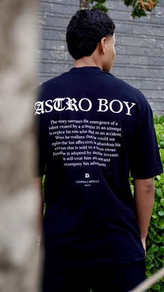 Camiseta Oversized Astroboy Preto - Diretoria Company