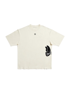 Camiseta Oversized Butterfly Off White - comprar online