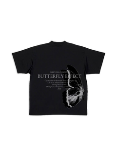 Camiseta Oversized Butterfly Preto