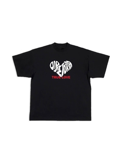 Camiseta Oversized True Love Preto