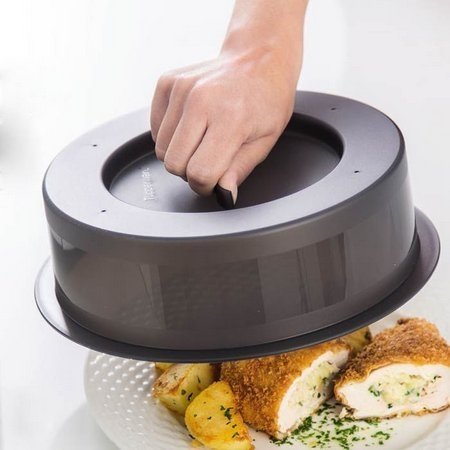 Tupperware Tampa para Micro-ondas Preta 24cm