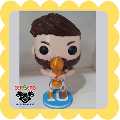 Funko Messi con la Copa del Mundo