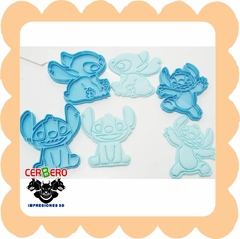 Sets cortantes Stitch x 3