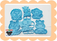 Sets cortantes Animales de la Selva 1 x6