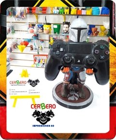 Soporte para celular y/o joystick Mandalorian - Cerbero Impresiones 3D