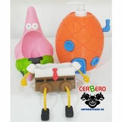 Set Cocina/Baño Bob Esponja (x3 piezas)