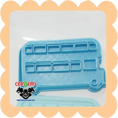 Cortante con stamps motivo Autobus Londinense - comprar online