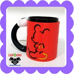 Taza Mickey Mouse roja y negra