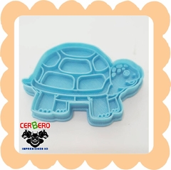 Cortante con stamps motivo Tortuga