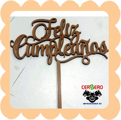 Toppers Feliz Cumpleaños - Cerbero Impresiones 3D