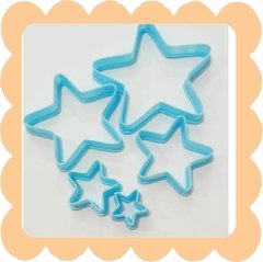 Set de cortantes estrellas X 5