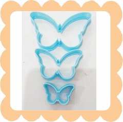 Set de cortantes mariposas X 3