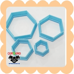 Sets cortantes Hexágonos x 4