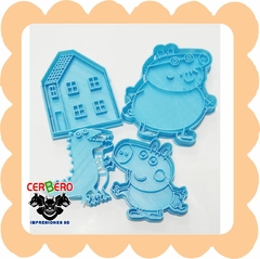 Set de cortantes George Pig x4