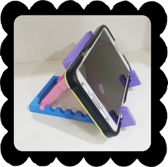 Soporte para celular y/o tablet REGULABLE - Cerbero Impresiones 3D