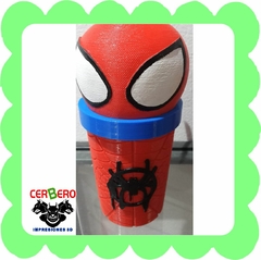 Vaso Spiderman con sorbete en internet