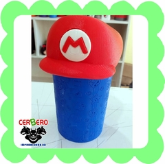 Vaso Mario Bross con sorbete